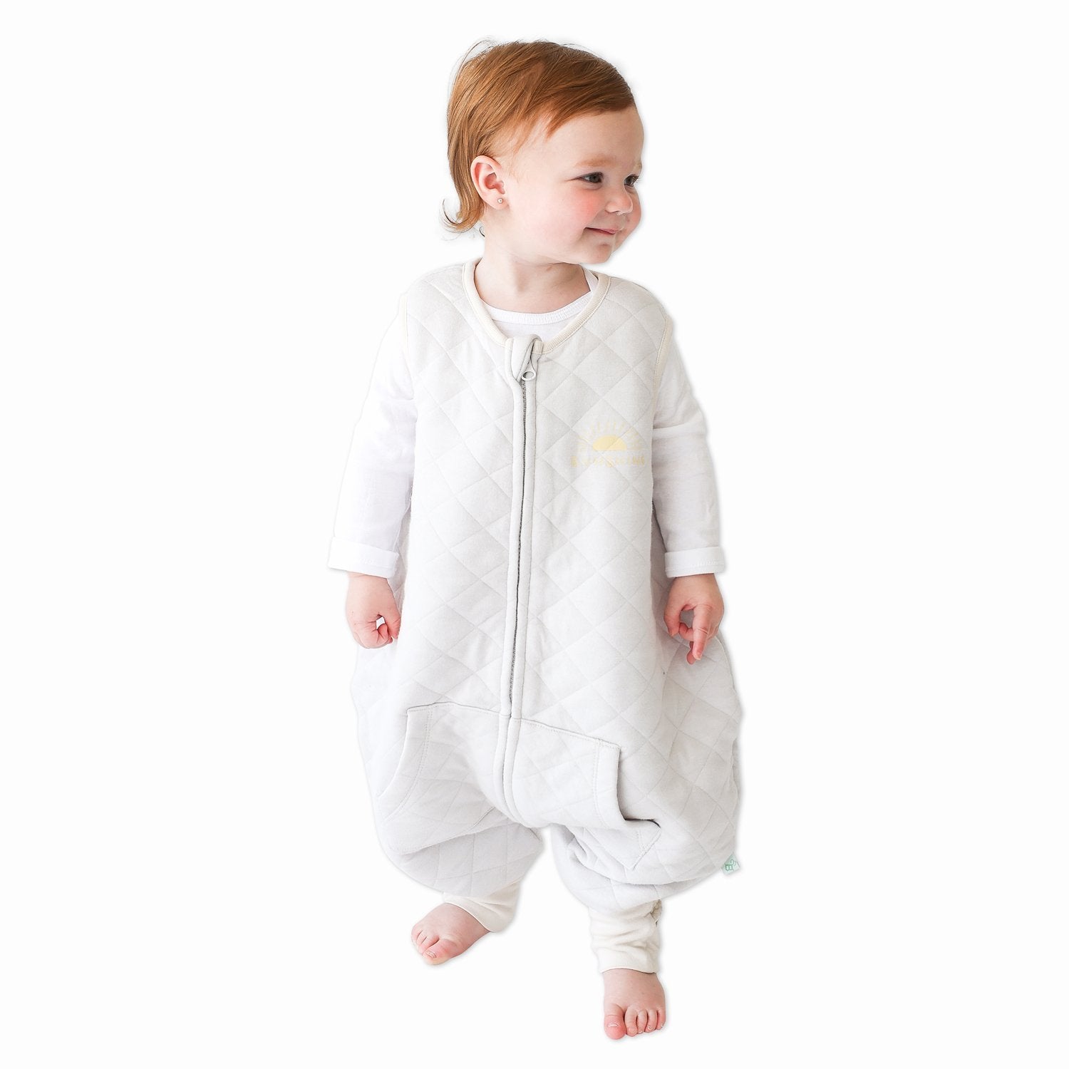 Baby wearing Tealbee Dreamsuit Sunshine 1.2 TOG Available from 12m to 4T
